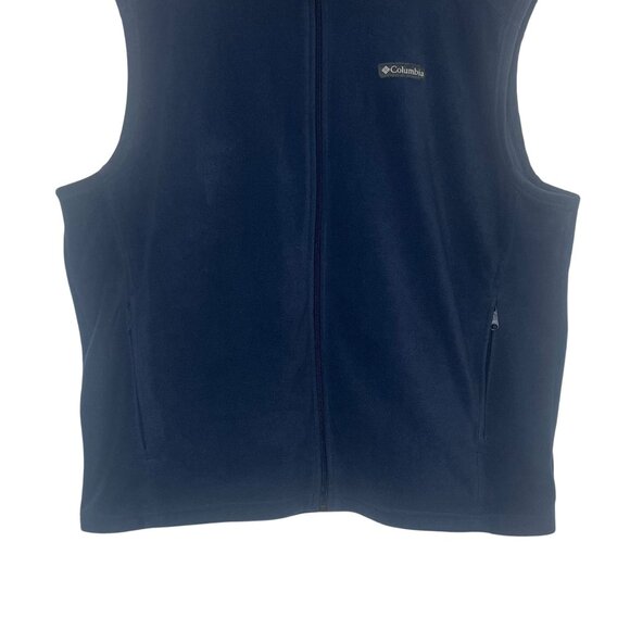 Columbia Mens Fleece Vest Outerwear Blue Size XXL - Picture 4 of 7
